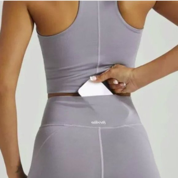 Allbirds Women's Gray Tencel Natural High-Waist Leggings Medium 1368 - Picture 9 of 15